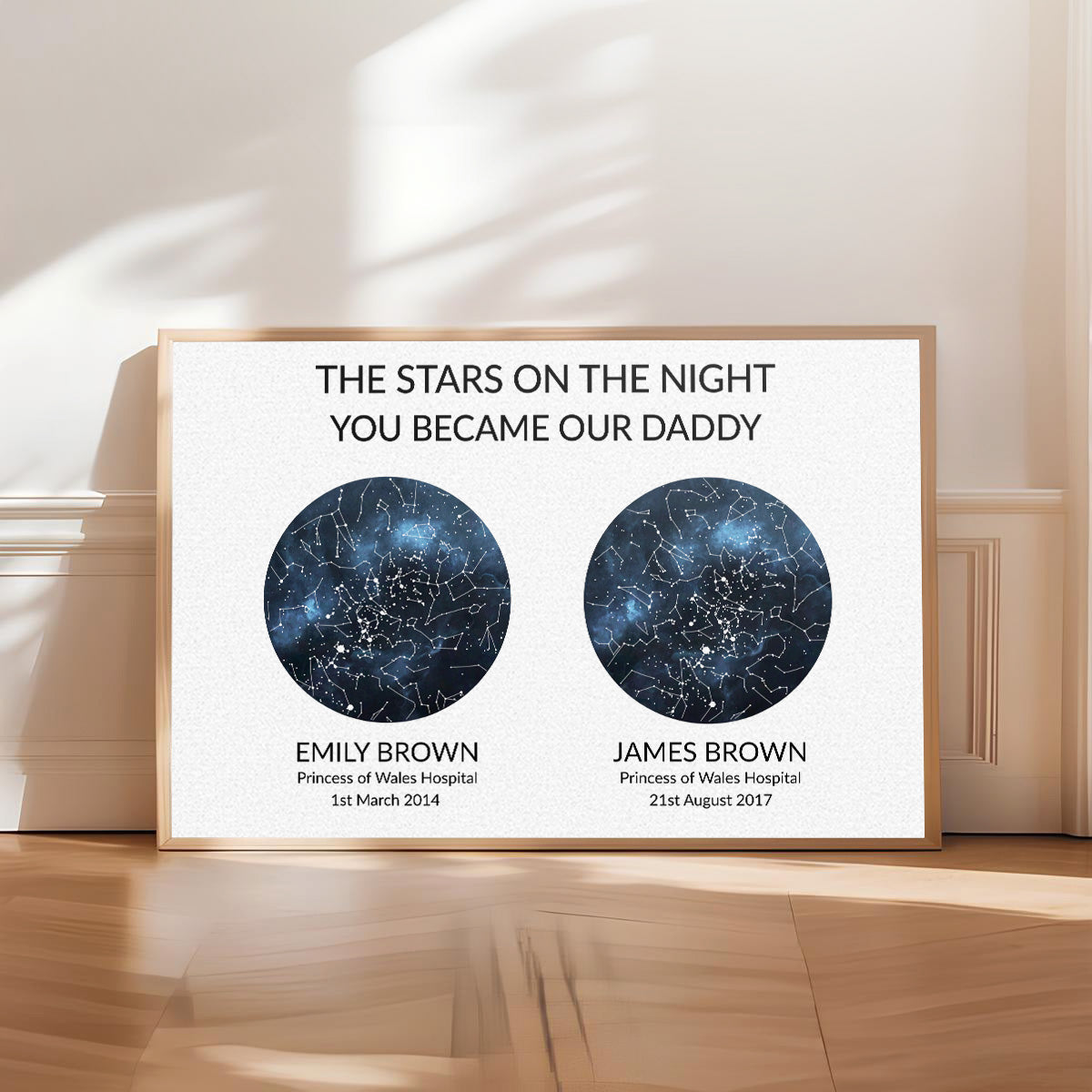 The Night You Became Daddy - Personalized Poster