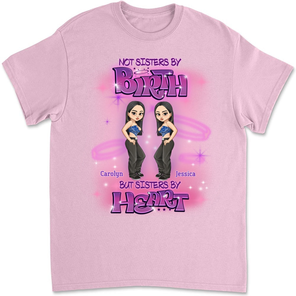 Custom Best Friend, Christmas & Birthday Friendship Keepsake Gift • Sister By Heart - Personalized Shirt