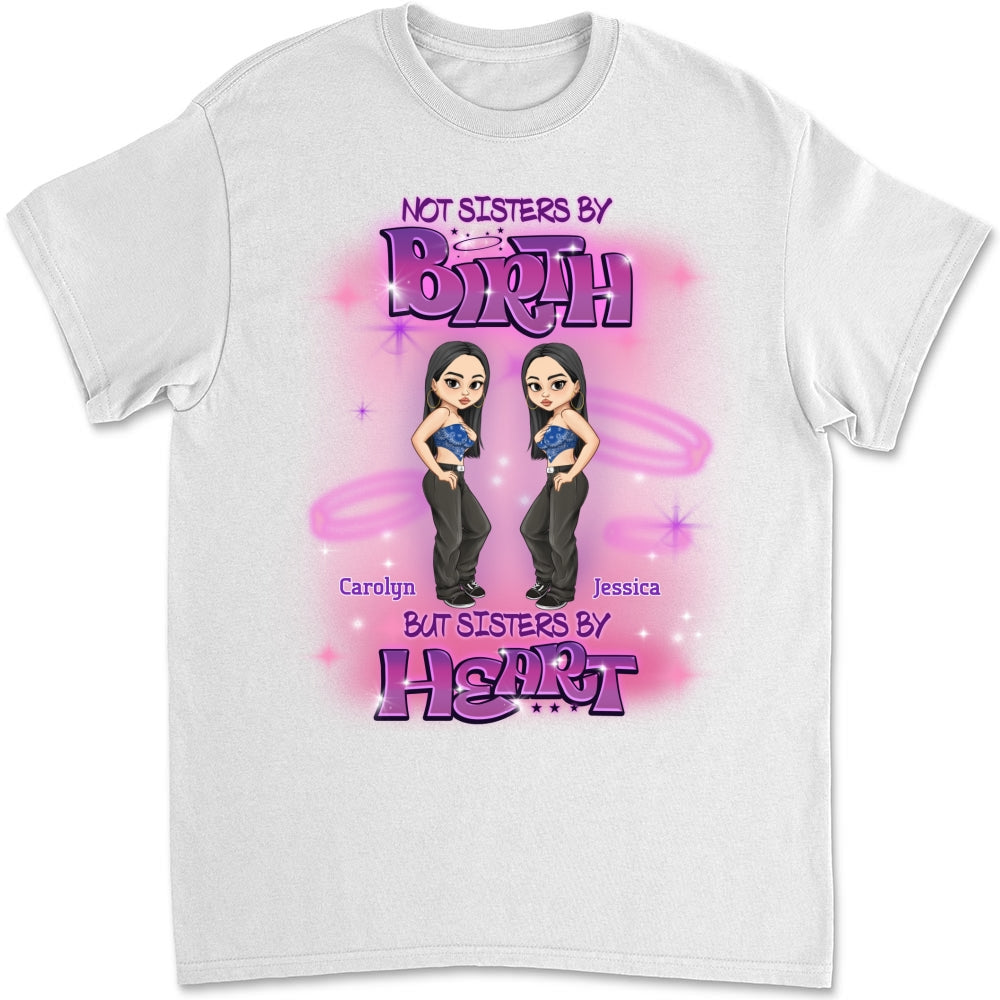 Custom Best Friend, Christmas & Birthday Friendship Keepsake Gift • Sister By Heart - Personalized Shirt