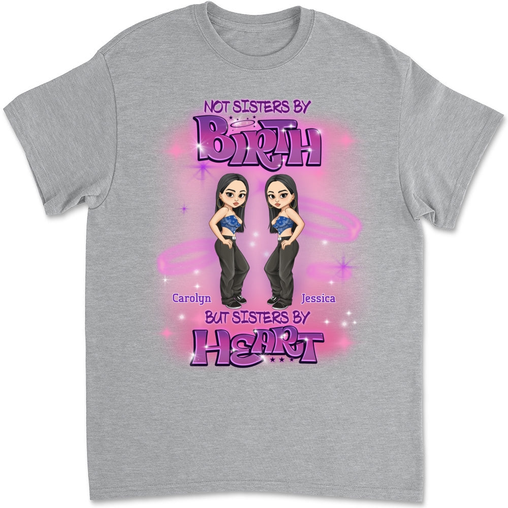 Custom Best Friend, Christmas & Birthday Friendship Keepsake Gift • Sister By Heart - Personalized Shirt