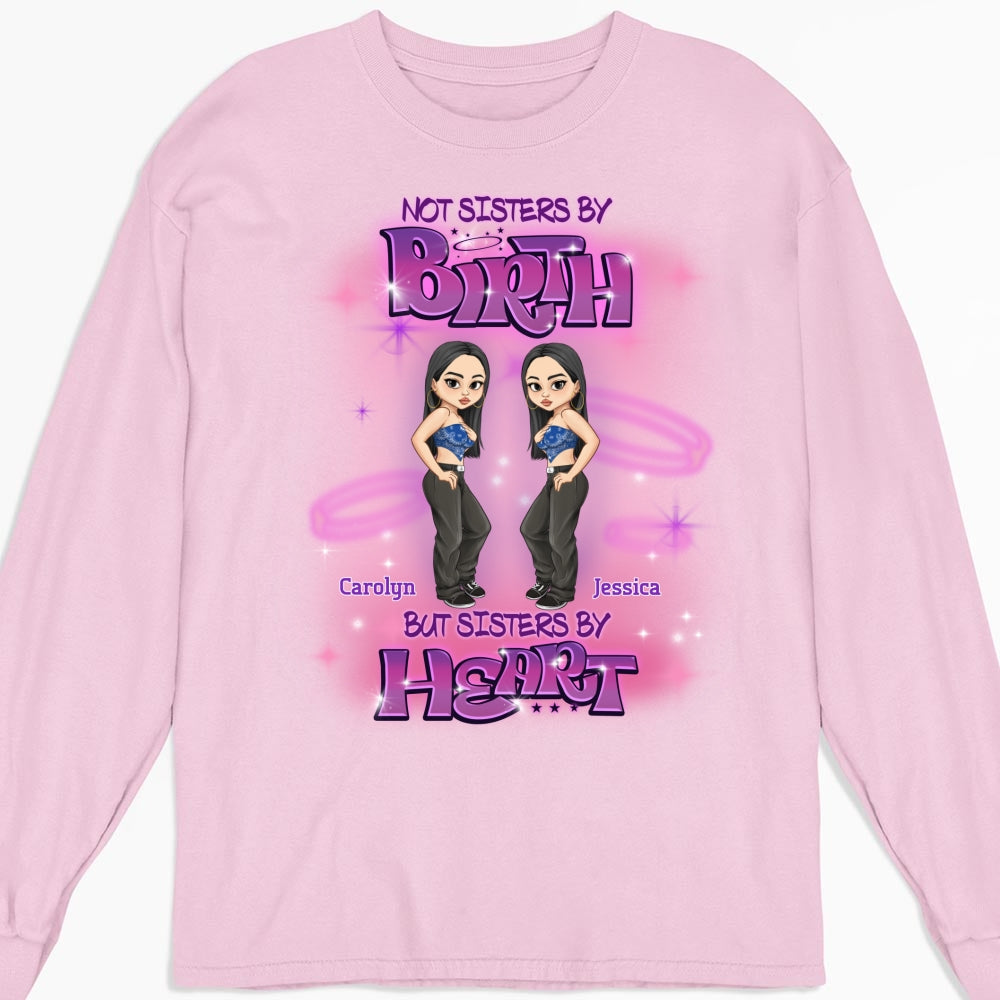 Custom Best Friend, Christmas & Birthday Friendship Keepsake Gift • Sister By Heart - Personalized Shirt