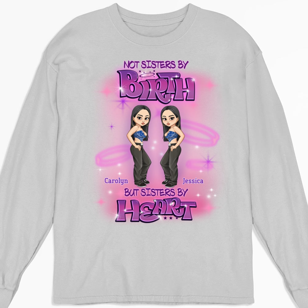 Custom Best Friend, Christmas & Birthday Friendship Keepsake Gift • Sister By Heart - Personalized Shirt