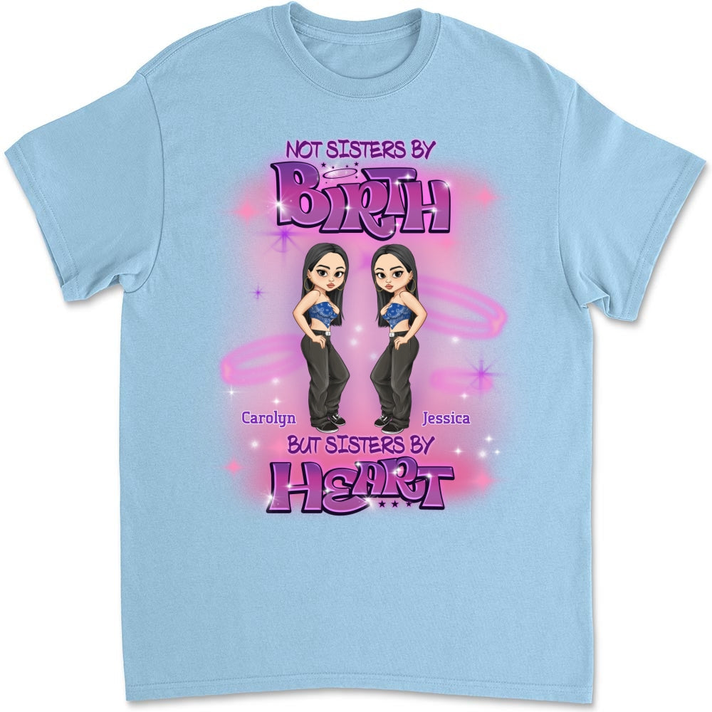 Custom Best Friend, Christmas & Birthday Friendship Keepsake Gift • Sister By Heart - Personalized Shirt
