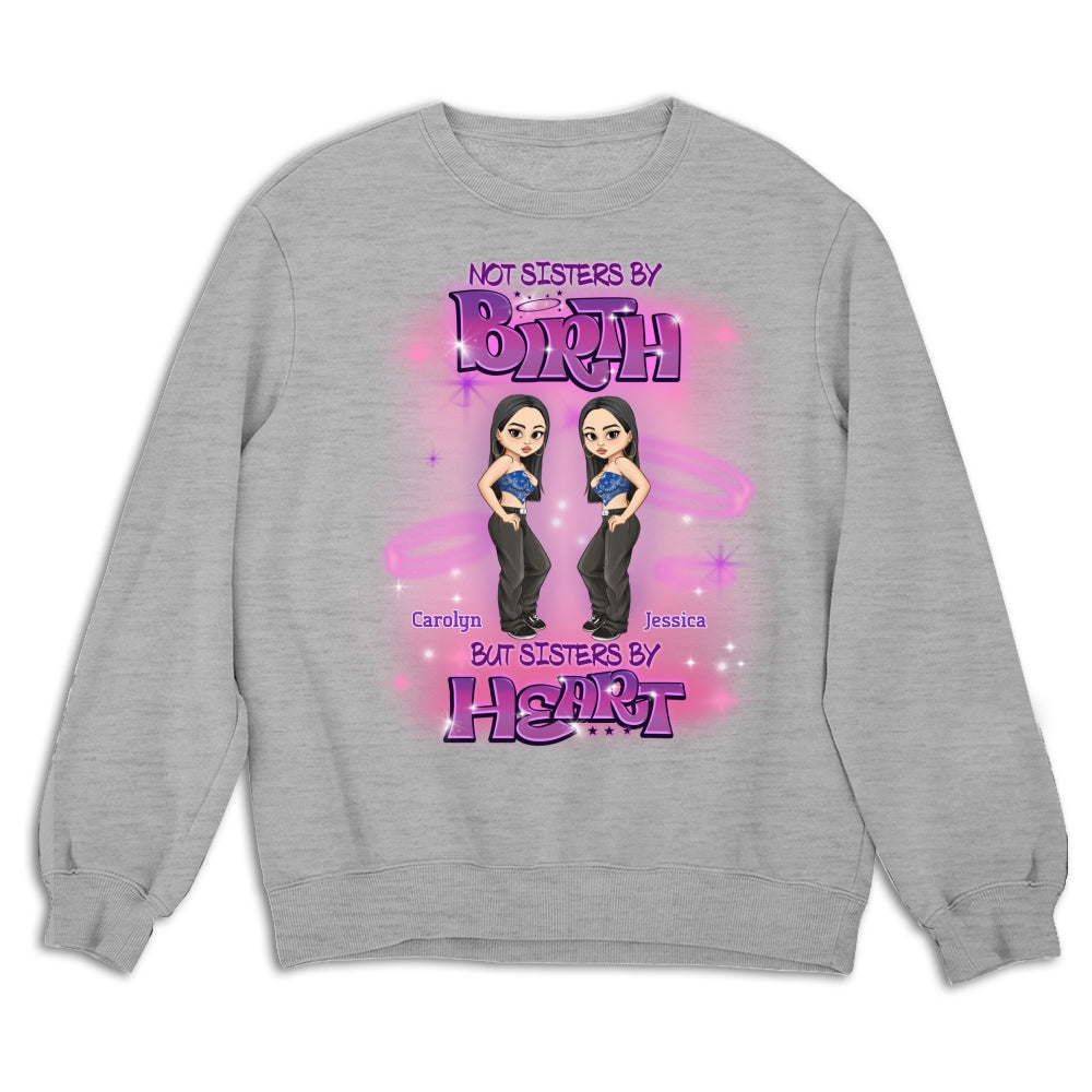 Custom Best Friend, Christmas & Birthday Friendship Keepsake Gift • Sister By Heart - Personalized Shirt