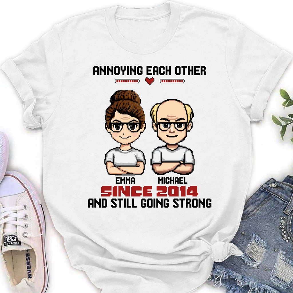 Custom Christmas Anniversary Keepsake Gifts For Husband • Annoying For Years - Personalized Shirt