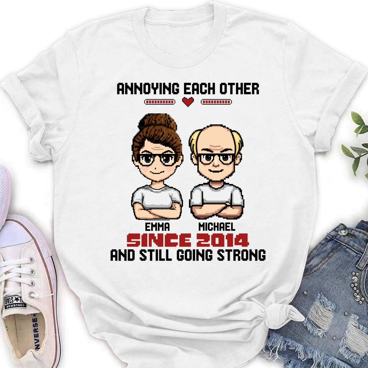 Custom Christmas Anniversary Keepsake Gifts For Husband • Annoying For Years - Personalized Shirt