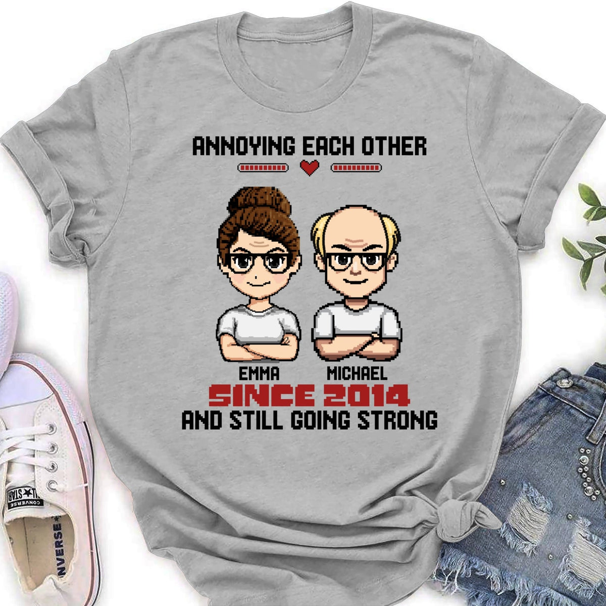 Custom Christmas Anniversary Keepsake Gifts For Husband • Annoying For Years - Personalized Shirt