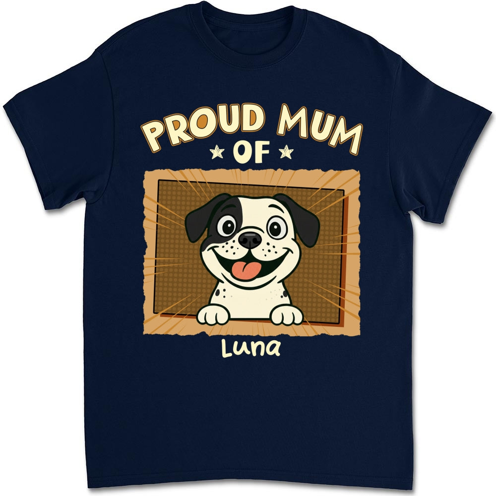 Custom Christmas & Birthday Keepsake Gift • Proud Dad For Sure - Personalized Shirt - Premium Tee