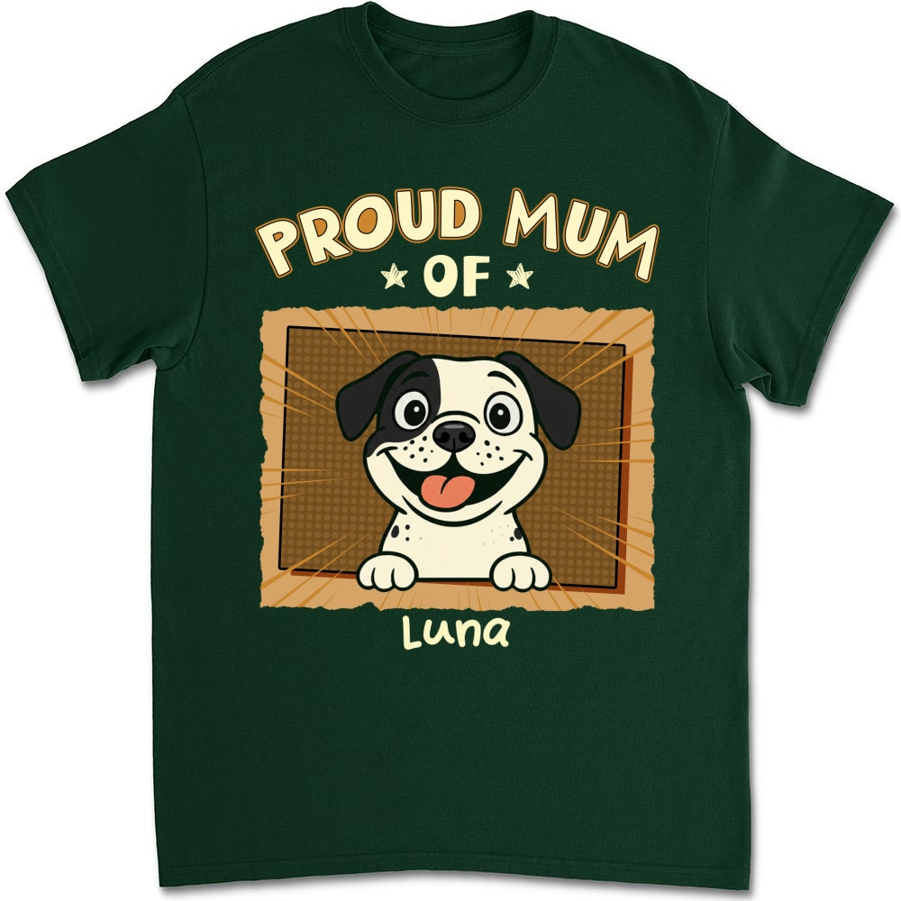 Custom Christmas & Birthday Keepsake Gift • Proud Dad For Sure - Personalized Shirt - Premium Tee