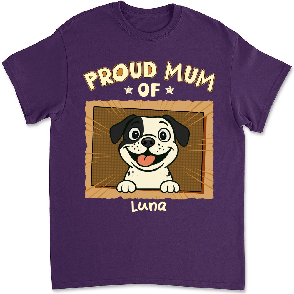 Custom Christmas & Birthday Keepsake Gift • Proud Dad For Sure - Personalized Shirt - Premium Tee