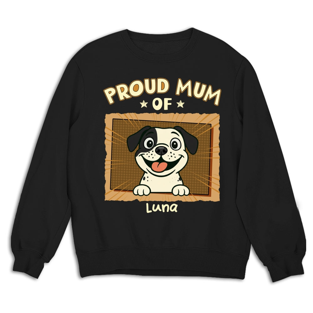 Custom Christmas & Birthday Keepsake Gift • Proud Dad For Sure - Personalized Shirt - Premium Tee