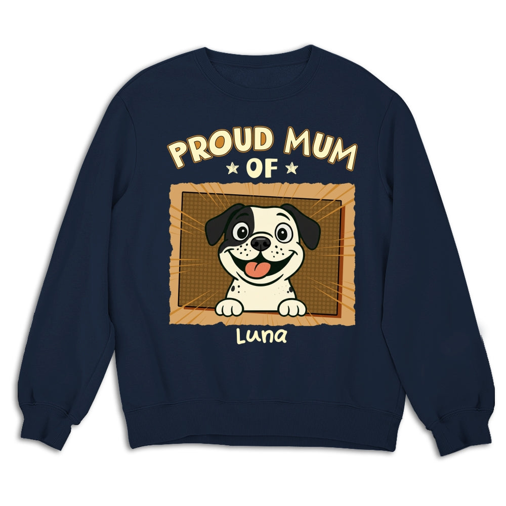 Custom Christmas & Birthday Keepsake Gift • Proud Dad For Sure - Personalized Shirt - Premium Tee