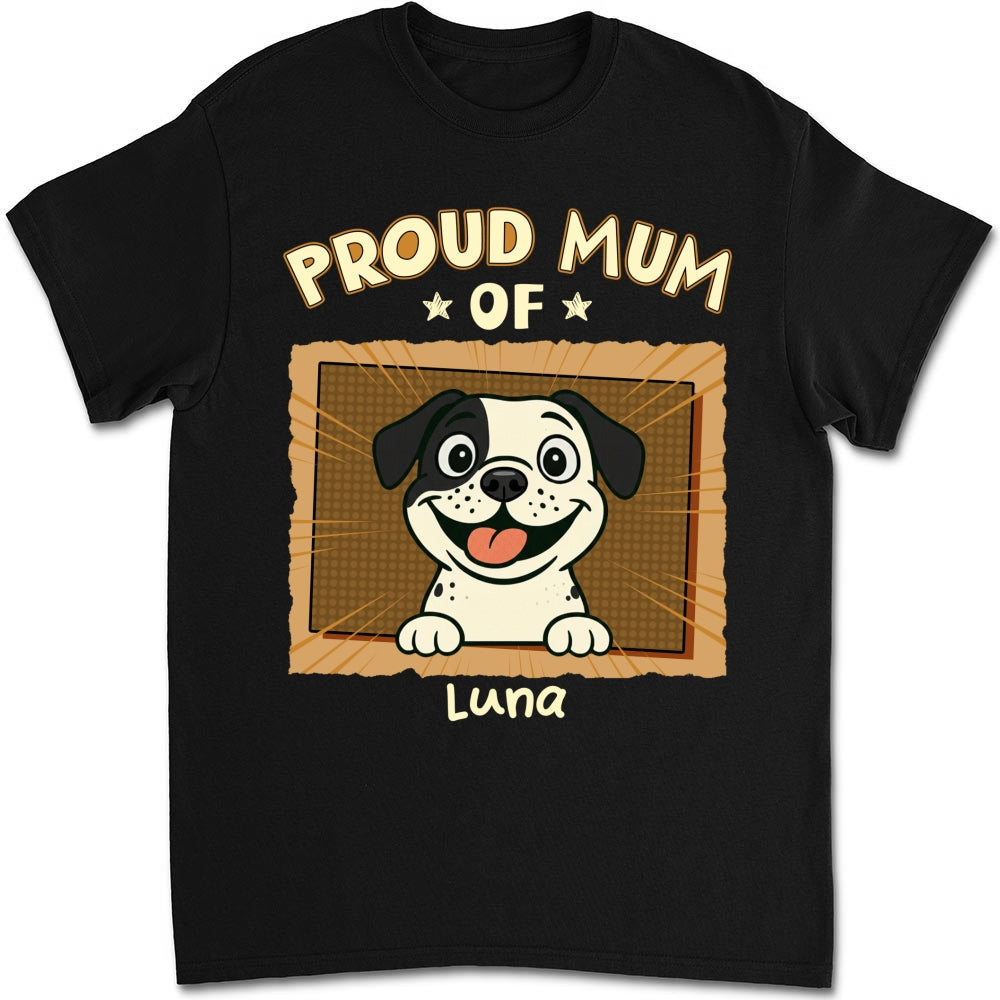 Custom Christmas & Birthday Keepsake Gift • Proud Dad For Sure - Personalized Shirt - Premium Tee