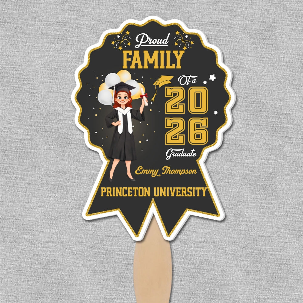 Proud Of You - Personalized Hand Fan