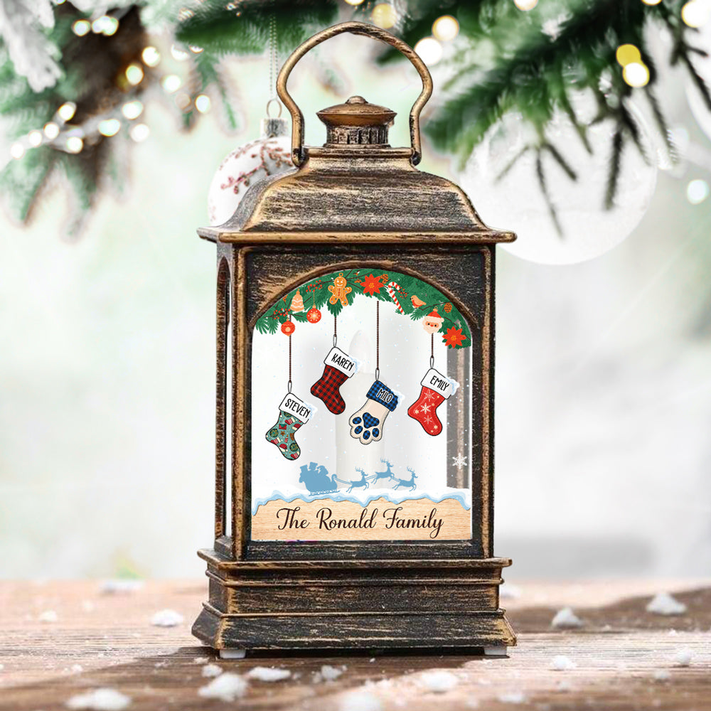 Lovely Stocking - Personalized Christmas Wind Lamp