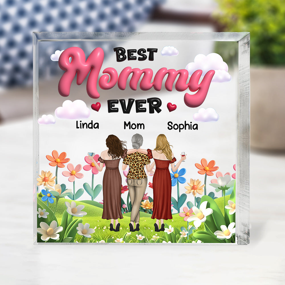 Custom Mother's Day Decor, Gift for Mom & Grandma • Great Motherly Love - Personalized Acrylic Plaque