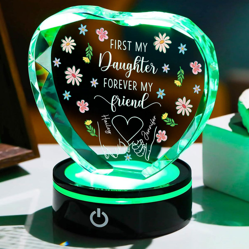 Forever My Friend - Personalized Crystal Led Light