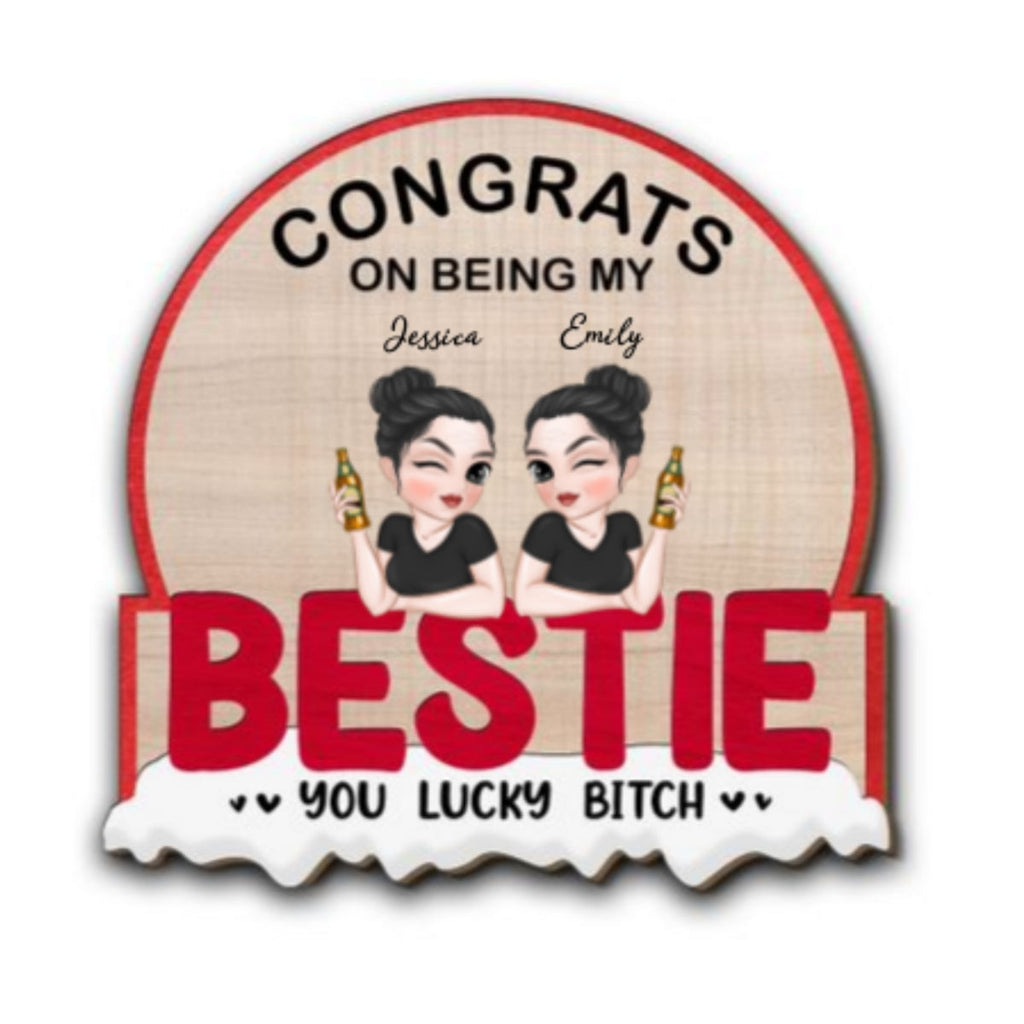 Always Besties - Personalized Car Visor Clip
