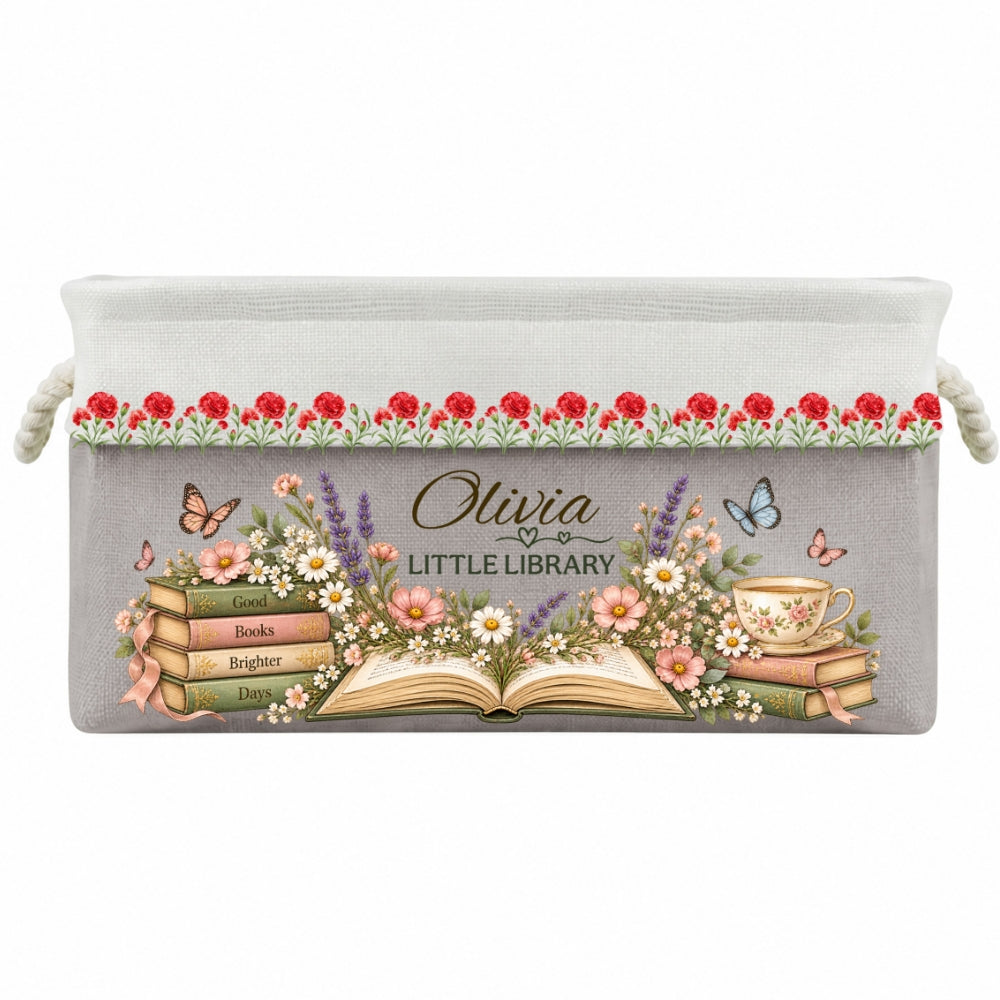 A Shelf Full Of Love - Personalized Storage Basket