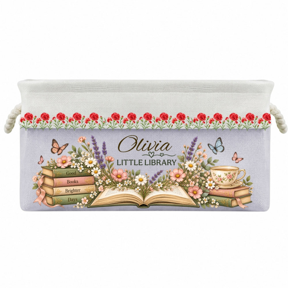 A Shelf Full Of Love - Personalized Storage Basket