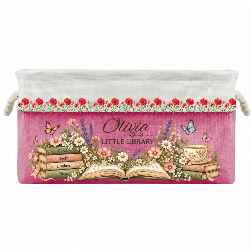 A Shelf Full Of Love - Personalized Storage Basket