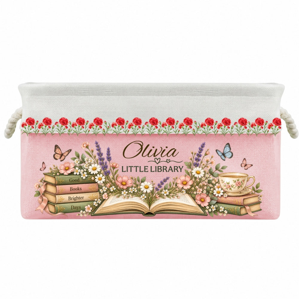 A Shelf Full Of Love - Personalized Storage Basket