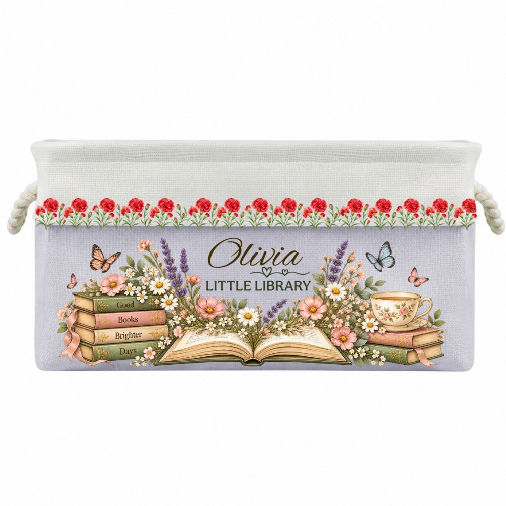 A Shelf Full Of Love - Personalized Storage Basket