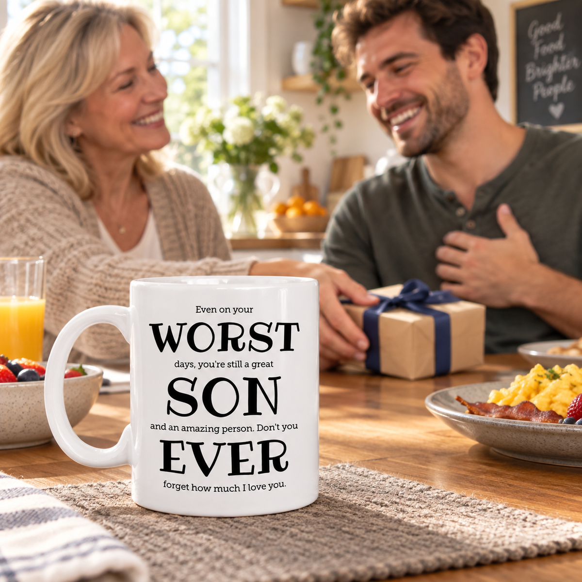 Custom Christmas & Birthday Gift for Son • My Best Child - Personalized Coffee Mug