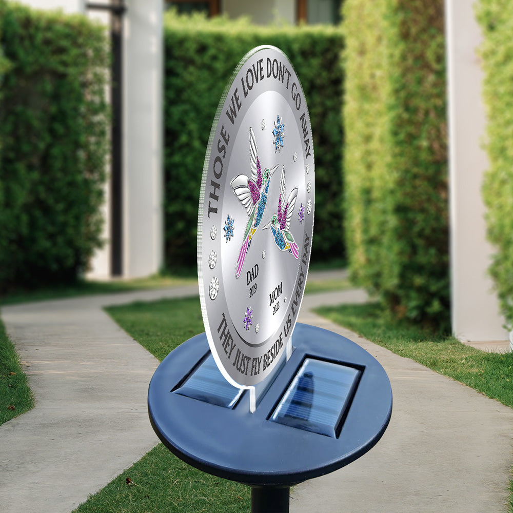 Those We Love Beside Us Every Day - Personalized Solar Light