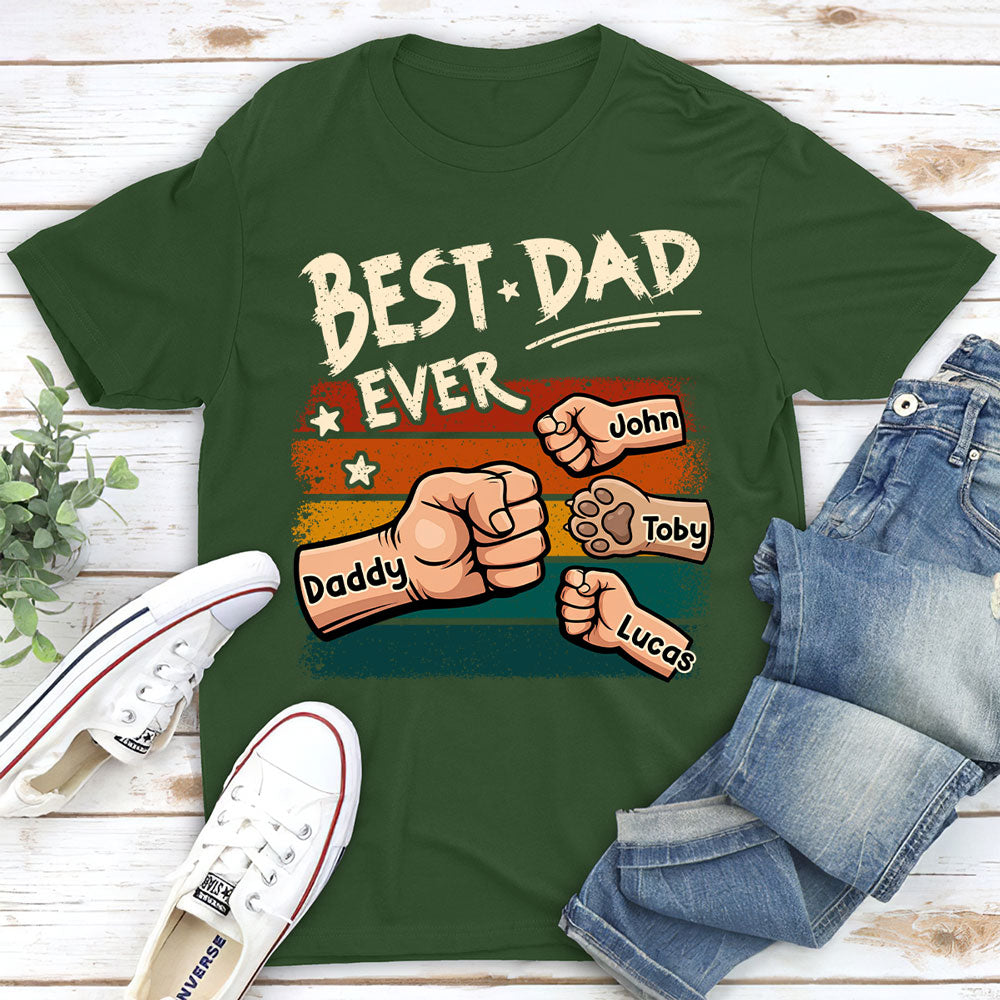 Custom Father's Day, Special Gift for Dad & Grandpa • My Best Daddy - Personalized Shirt - Sweatshirt