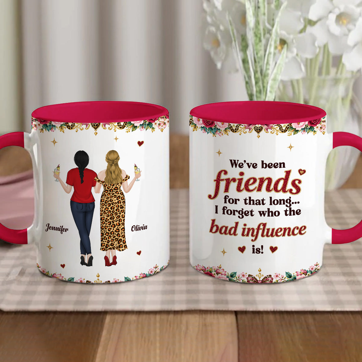 Custom Christmas & Birthday Gift for Brother & Sister • Just Because - Personalized Accent Mug
