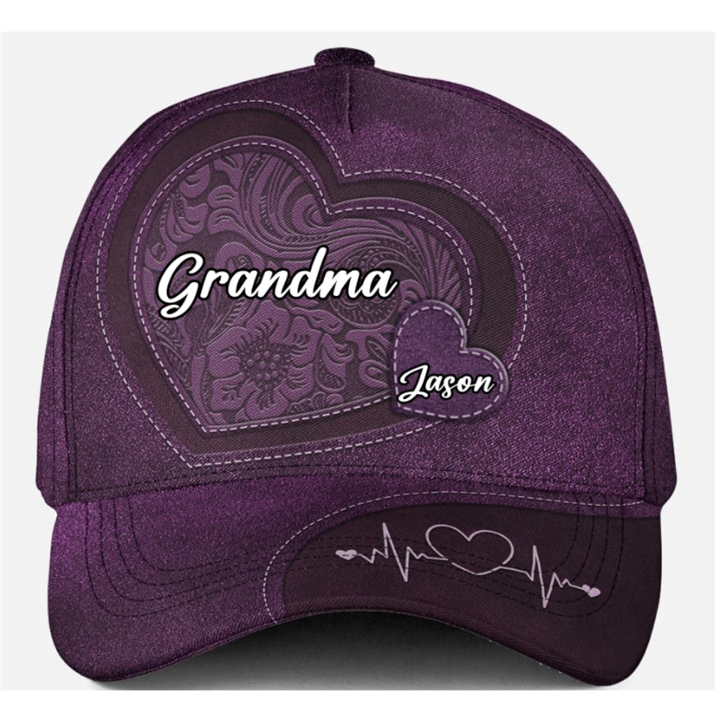Sweethearts Of Grandma - Personalized Classic Cap