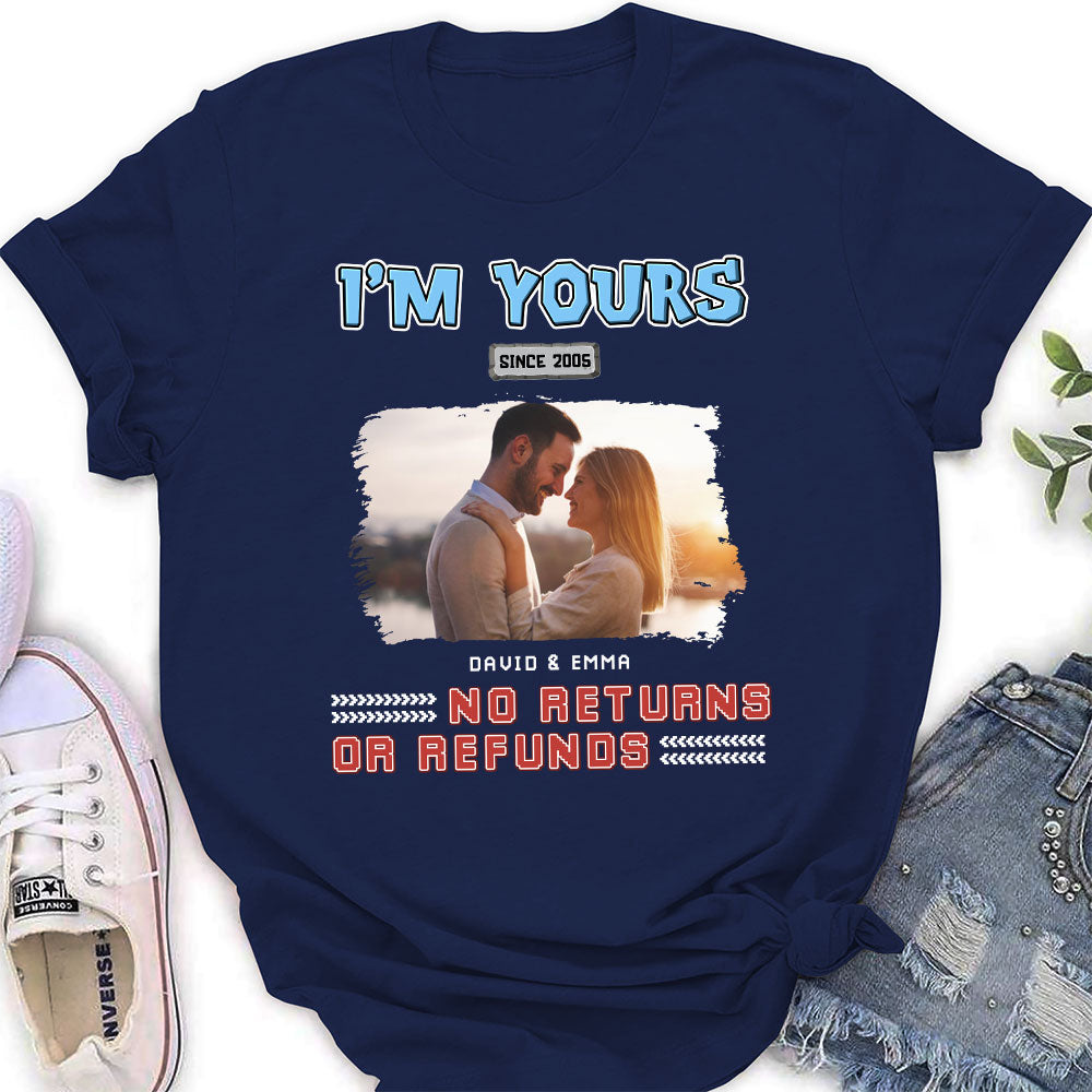 Custom Photo Christmas Anniversary Keepsake Gifts For Husband • I Am Yours Photo - Personalized Shirt