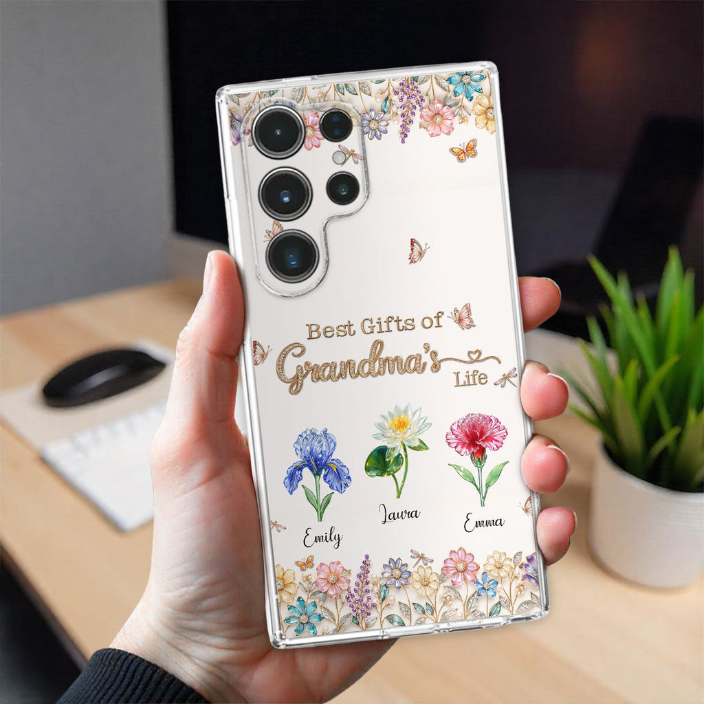 Best Gift Of Grandma Life - Personalized 3D Inflated Effect Phone Case