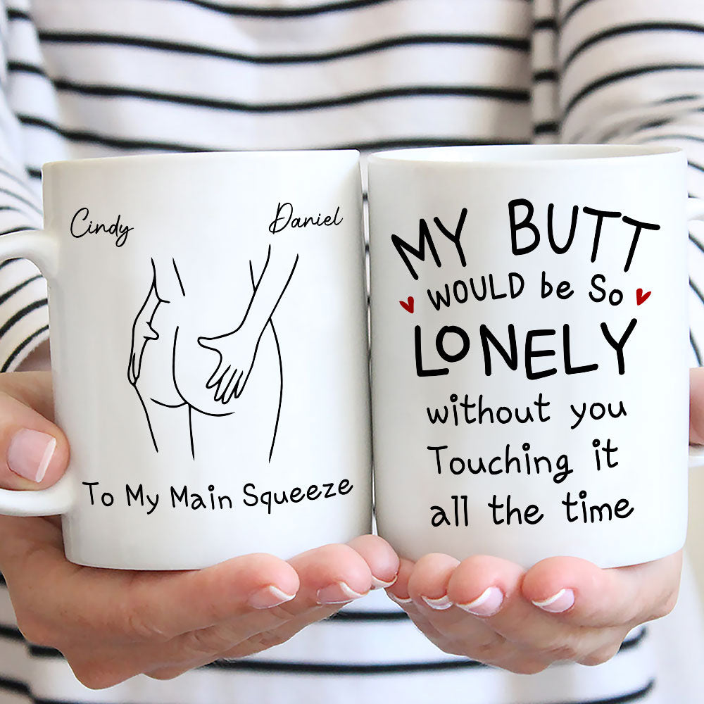 Custom Anniversary Keepsake Gifts For Couple • To My Main Squeeze - Personalized Coffee Mug