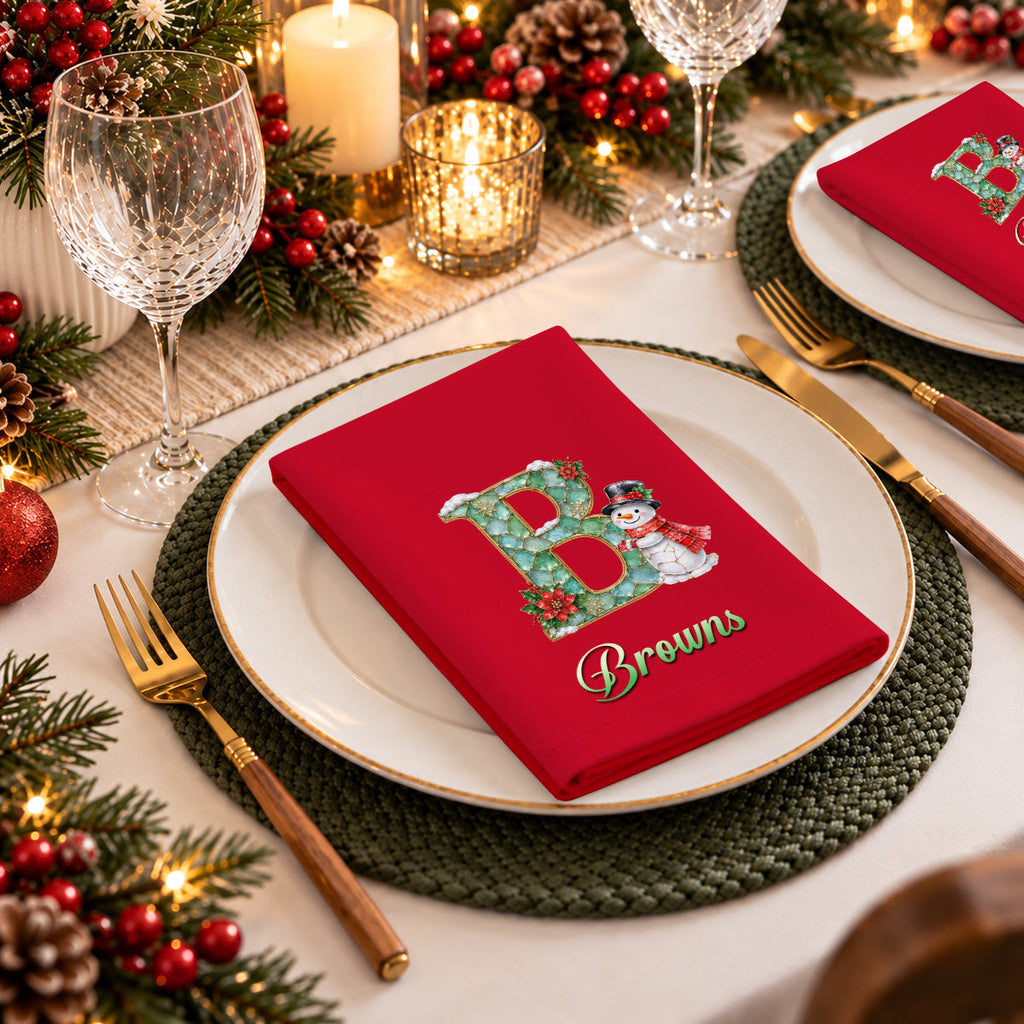 Family Party - Personalized Napkin