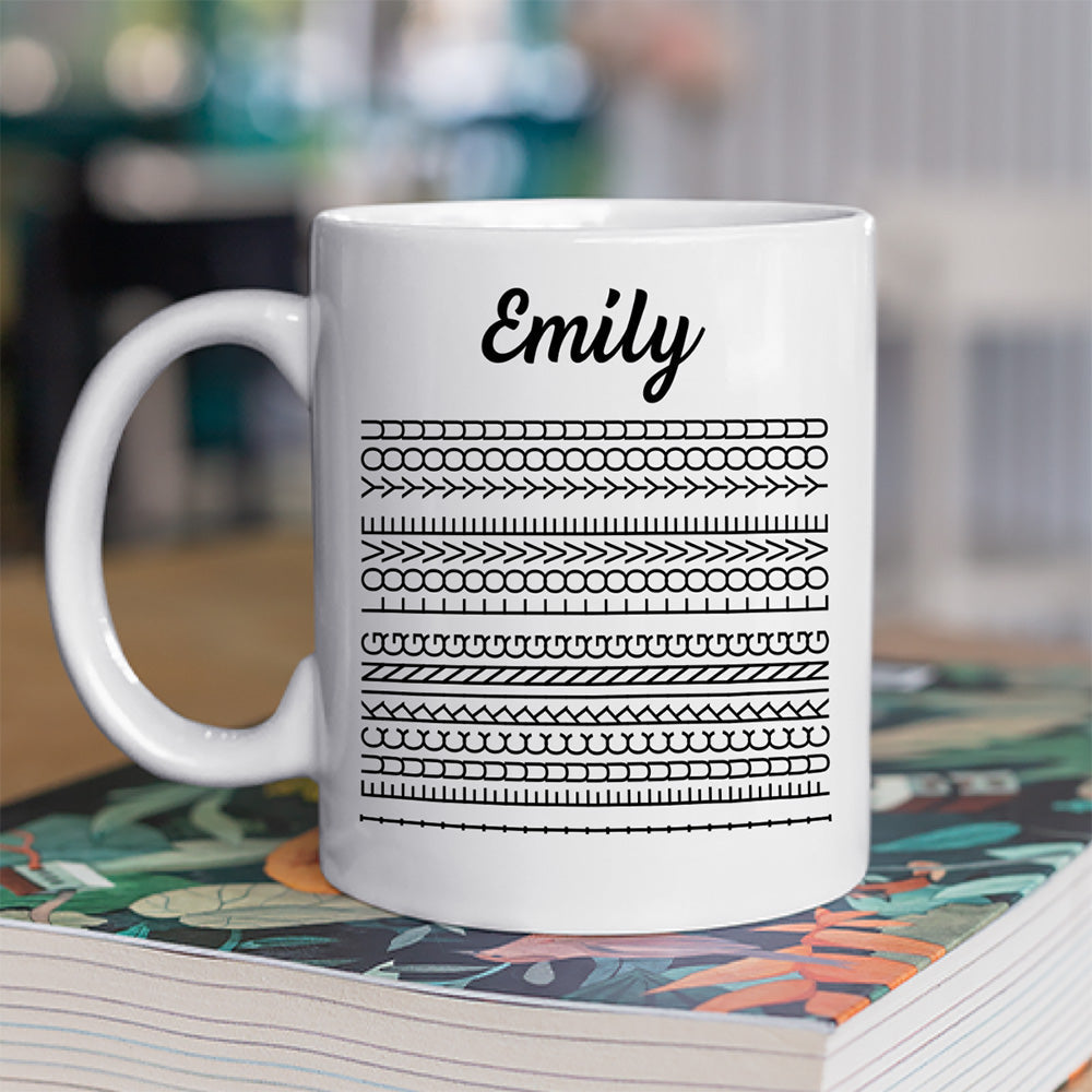 Custom Anniversary Keepsake Gifts For Couple • I Love You Hidden Message - Personalized Coffee Mug