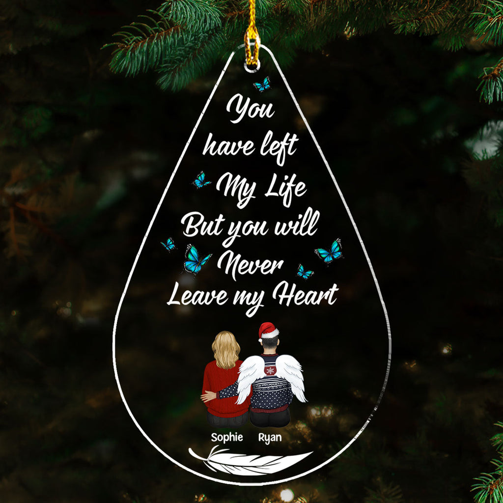 Custom Family Ornament, Christmas Gift for Family Members •  Memories Too Beautiful To Forget - Personalized Acrylic Ornament
