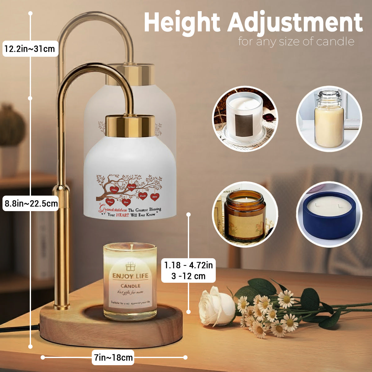 The Greatest Blessing - Personalized Candle Warmer Lamp