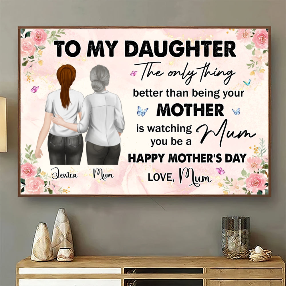 From Mother To Mum - Personalized Poster