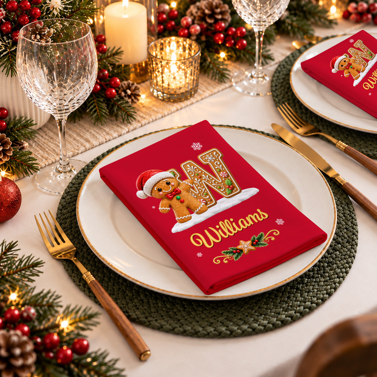 Our Letter - Personalized Napkin