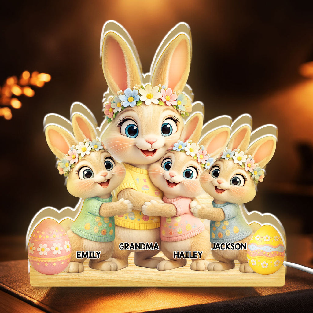 Little Bunny Easter Grandma - Personalized Light Box