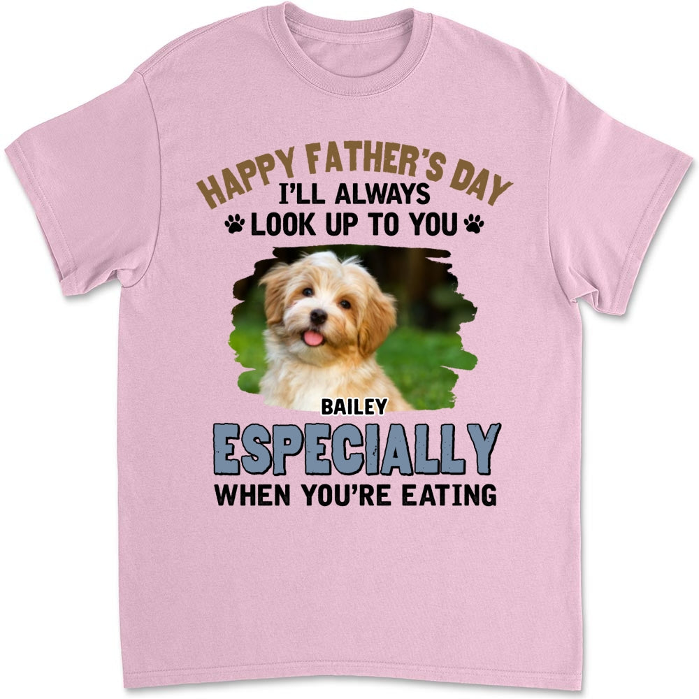 Custom Photo Christmas & Birthday Keepsake Gift • Especially When Dogs Are Eating Photo - Personalized Shirt