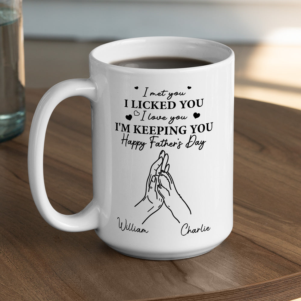 Custom Christmas & Birthday Keepsake Gift • I Licked You - Personalized Coffee Mug