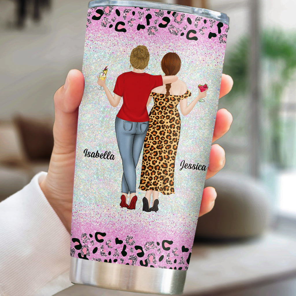 Custom Christmas Birthday Gifts For Best Friend • Punch A Bitch - Personalized Tumbler