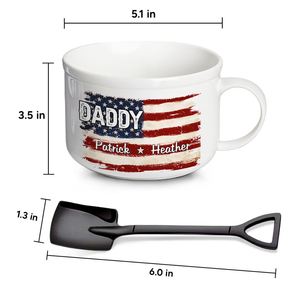 Best Dad - Personalized Ceramic Bowl