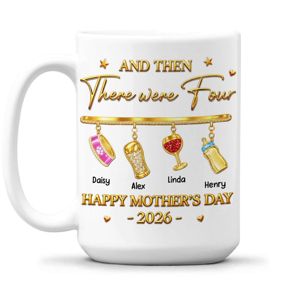 Custom First Mother's Day, Christmas Gift for New Mom • Our Family Grew - Personalized 3D Inflated Effect Mug
