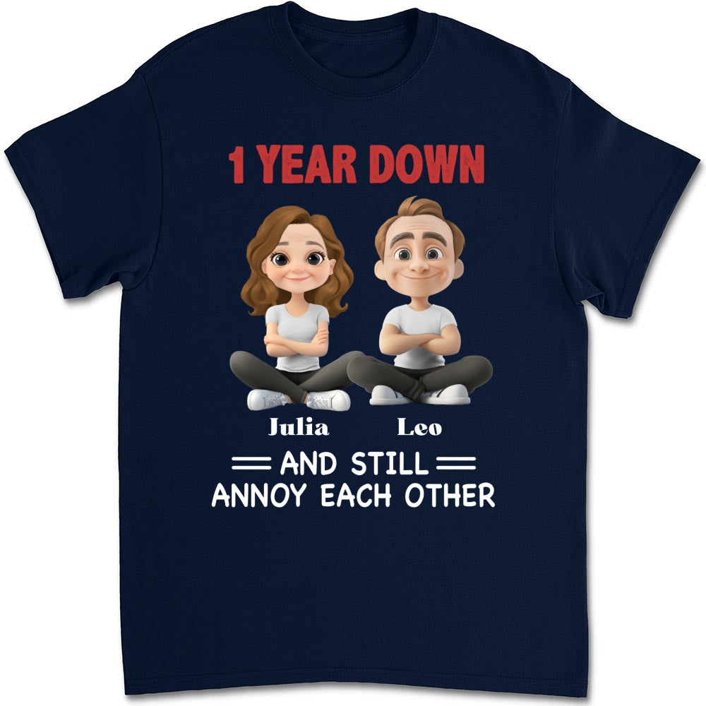 Custom Christmas Anniversary Keepsake Gifts For Husband • Annoy Each Other - Personalized Shirt