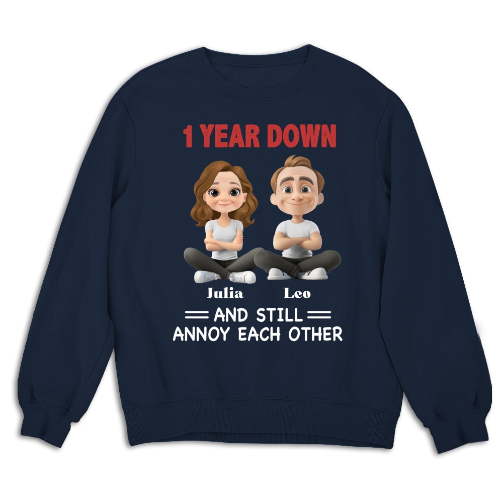 Custom Christmas Anniversary Keepsake Gifts For Husband • Annoy Each Other - Personalized Shirt