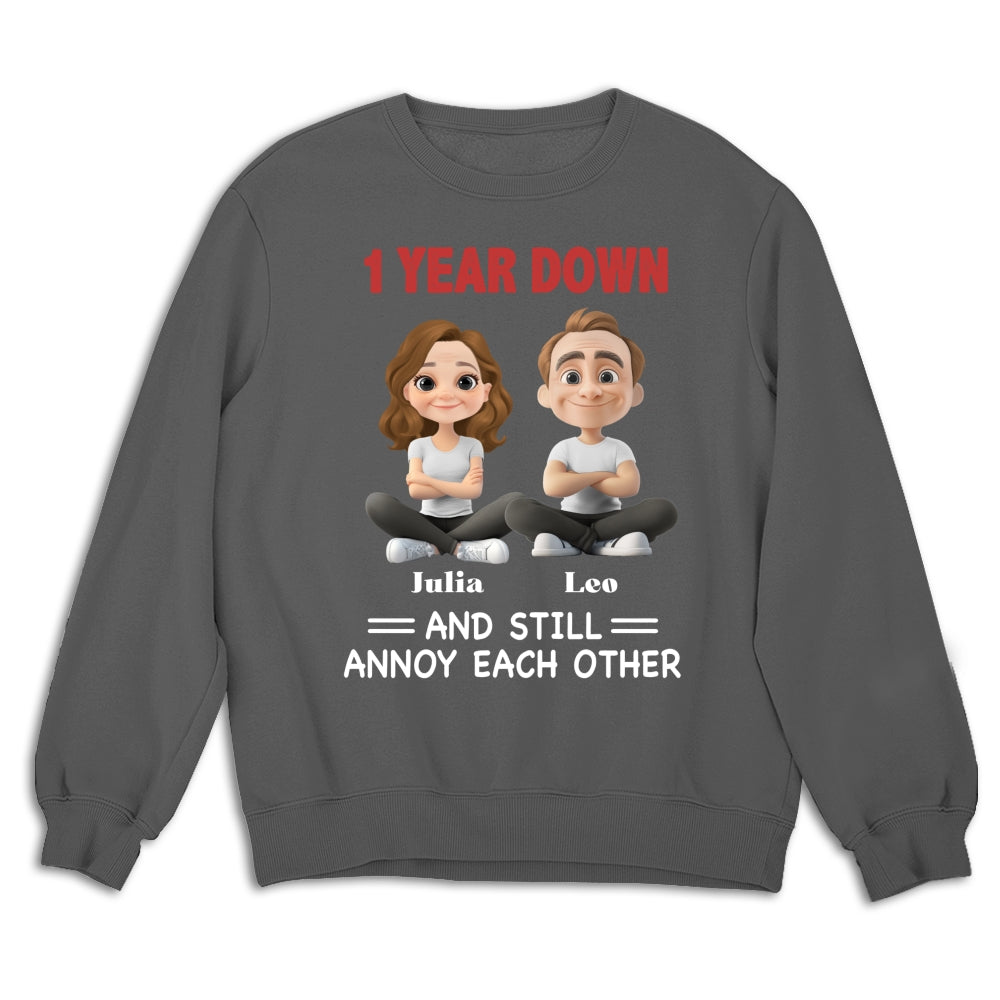 Custom Christmas Anniversary Keepsake Gifts For Husband • Annoy Each Other - Personalized Shirt